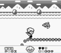 une photo d'Ã©cran de Kid Dracula sur Nintendo Game Boy